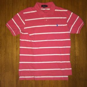 U.S. Polo Assn. Men’s Interlock Striped Polo Shirt